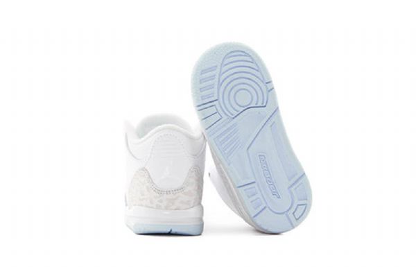 Nike Air Jordan 3 Retro Td Boty Pro Děti Bílé