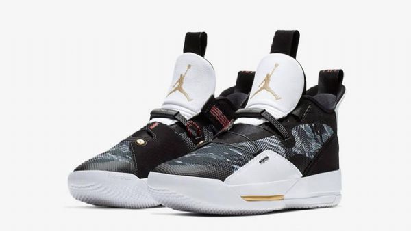 Nike Air Jordan 33 Tiger Boty Pro Muže Camouflage Černá