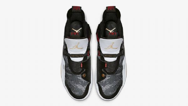 Nike Air Jordan 33 Tiger Boty Pro Muže Camouflage Černá