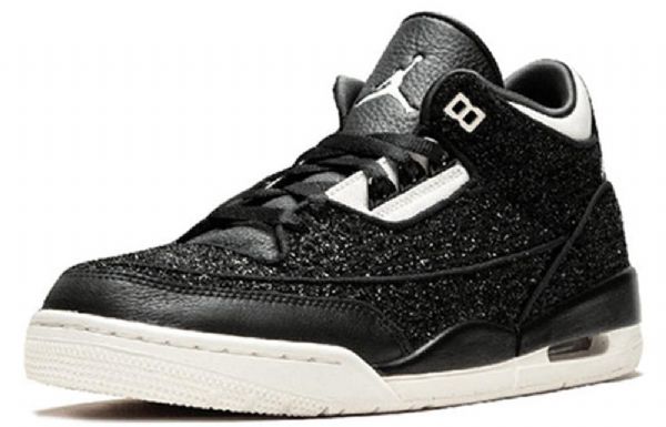 Nike Anna Wintour Air Jordan 3 Retro Basketbalové Boty Pro Ženy Černé