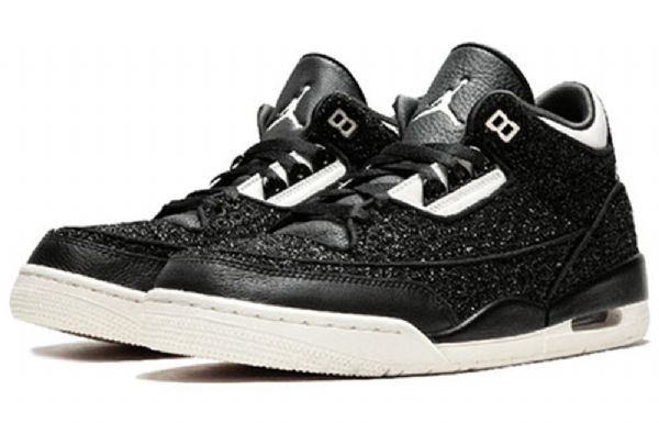 Nike Anna Wintour Air Jordan 3 Retro Basketbalové Boty Pro Ženy Černé