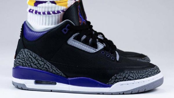 Pánské 3 Kurty Nike Air Jordan Fialové