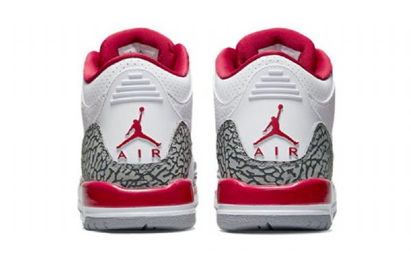 Pánské Basketbalové Boty Nike Air Jordan 3 Retro Gs Bílo Červené