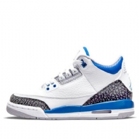 Pánské Basketbalové Boty Nike Air Jordan 3 Retro Gs Modré
