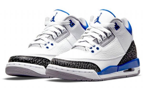 Pánské Basketbalové Boty Nike Air Jordan 3 Retro Gs Modré