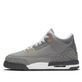 Pánské Basketbalové Boty Nike Air Jordan 3 Retro Gs Šedé