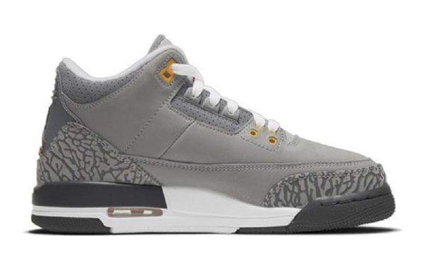 Pánské Basketbalové Boty Nike Air Jordan 3 Retro Gs Šedé