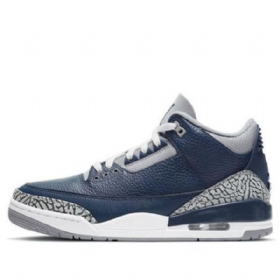 Pánské Basketbalové Boty Nike Air Jordan 3 V Tmavě Modré Barvě