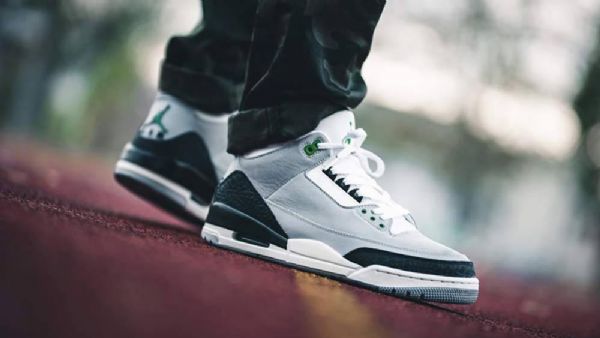 Pánské Boty Nike Air Jordan 3 Chlorophyll Tinker Šedé