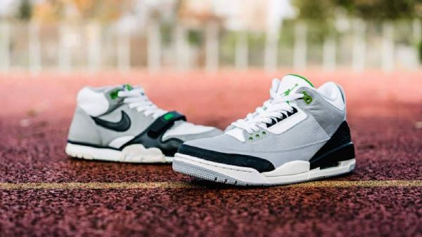 Pánské Boty Nike Air Jordan 3 Chlorophyll Tinker Šedé