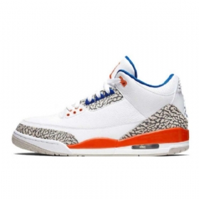 Pánské Boty Nike Air Jordan 3 Knicks Pro Muže Oranžově Modré
