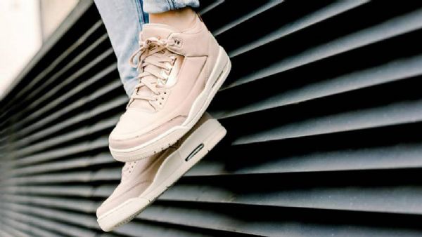 Pánské Boty Nike Air Jordan 3 Particle Béžová