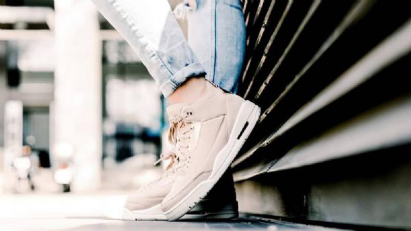 Pánské Boty Nike Air Jordan 3 Particle Béžová