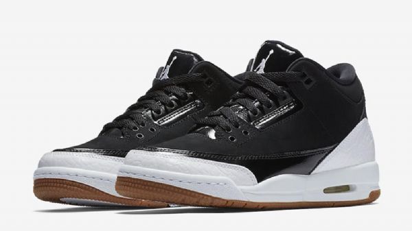 Pánské Boty Nike Air Jordan 3gs Černá Bílý