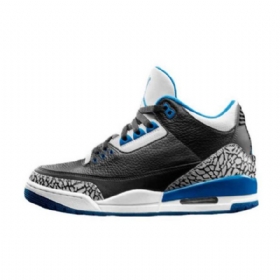Pánské Sportovní Boty Nike Air Jordan 3 Černá Modrý