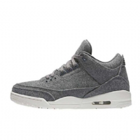 Vlněné Boty Nike Air Jordan 3 Pro Muže Šedé