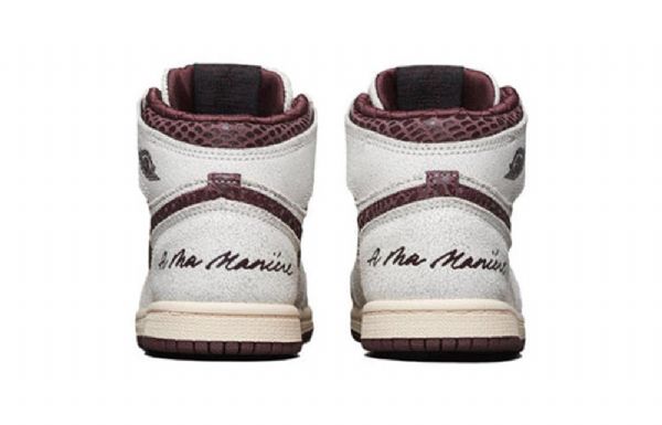 Boty Nike A Ma Maniére Air Jordan 1 High Tops Og Td Pro Děti Světle Šedé