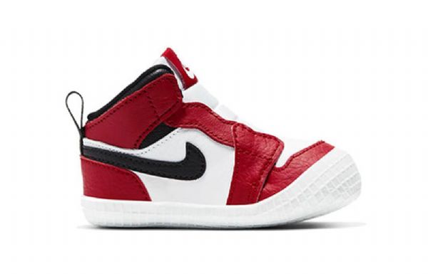 Boty Nike Air Jordan 1 Bootie Td Pro Děti Bílo Červené