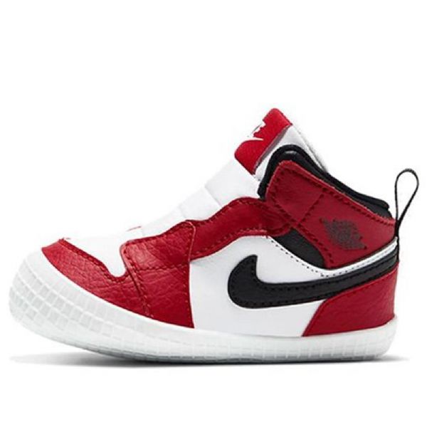 Boty Nike Air Jordan 1 Bootie Td Pro Děti Bílo Červené