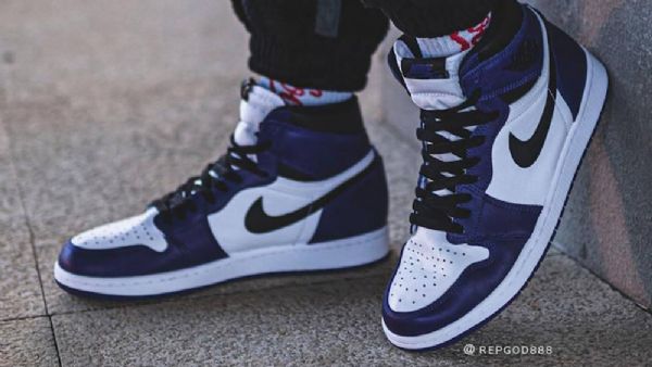 Boty Nike Air Jordan 1 Court 2020 Pro Muže Fialové