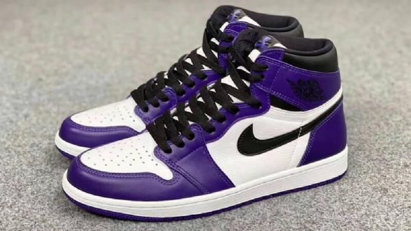 Boty Nike Air Jordan 1 Court 2020 Pro Muže Fialové