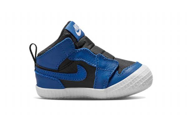Boty Nike Air Jordan 1 Crib Bootie Pro Děti Tmavě Modré