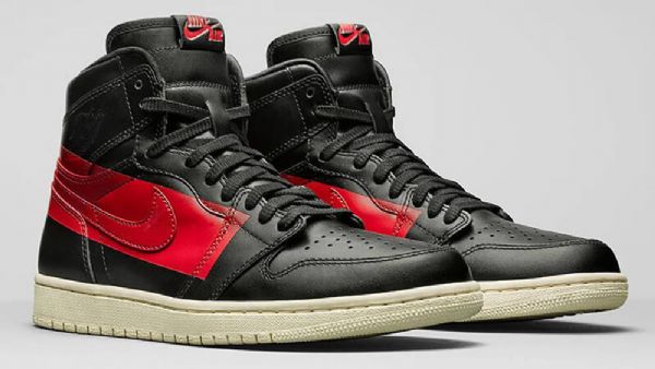 Boty Nike Air Jordan 1 Defiant Pro Muže Černočervené