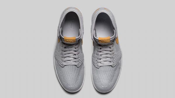 Boty Nike Air Jordan 1 Flyknit Pro Muže Šedé