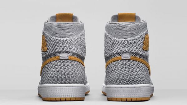 Boty Nike Air Jordan 1 Flyknit Pro Muže Šedé