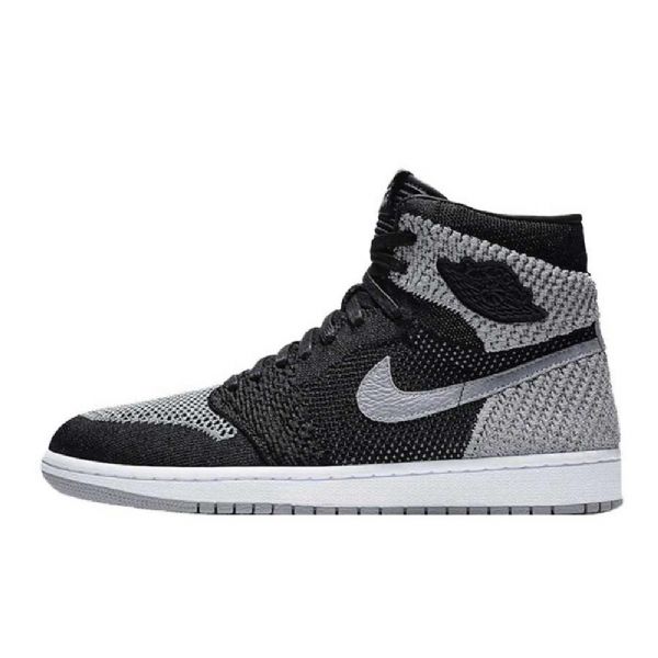 Boty Nike Air Jordan 1 Flyknit Shadow Pro Muže Šedé