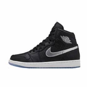 Boty Nike Air Jordan 1 High Tops Asg Pro Muže Černá Stříbrný