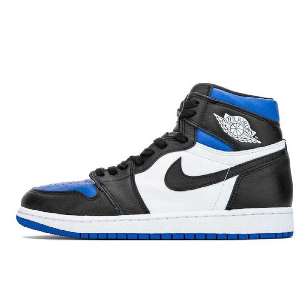 Boty Nike Air Jordan 1 High Tops Og Game Royal Pro Ženy Bílá Černá Modrá