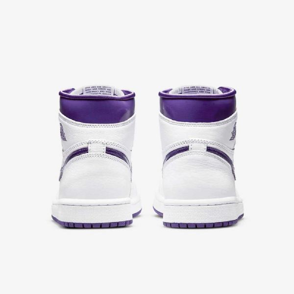 Boty Nike Air Jordan 1 High Tops Og Pro Ženy Bílá Fialová