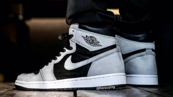 Boty Nike Air Jordan 1 High Tops Og Shadow 2.0 Pro Muže Šedočerné