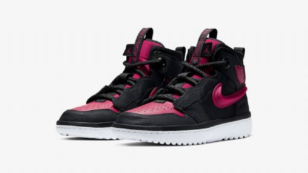 Boty Nike Air Jordan 1 High Tops React Noble Pro Muže Černá Červený