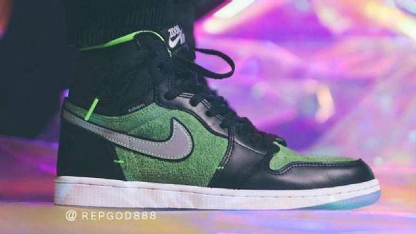 Boty Nike Air Jordan 1 High Tops Zoom Rage Pro Muže Zelené