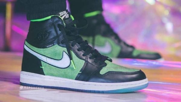 Boty Nike Air Jordan 1 High Tops Zoom Rage Pro Muže Zelené