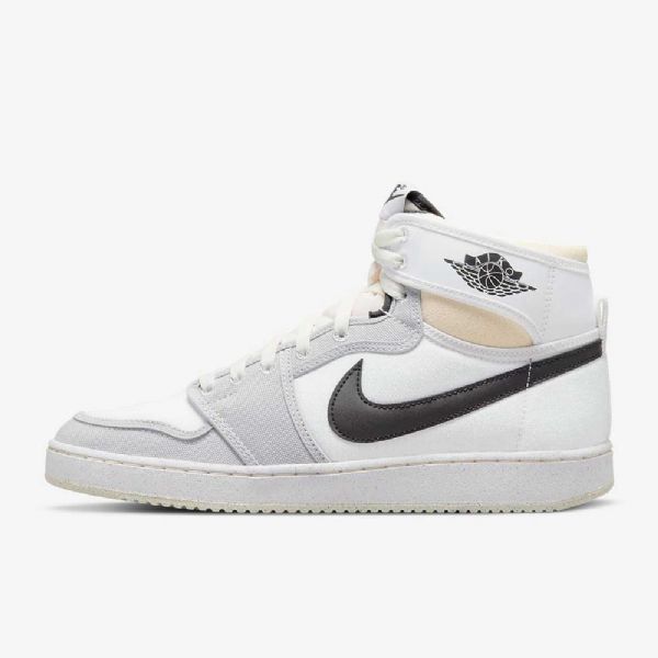 Boty Nike Air Jordan 1 Ko Pro Muže Bílá Šedá Černá