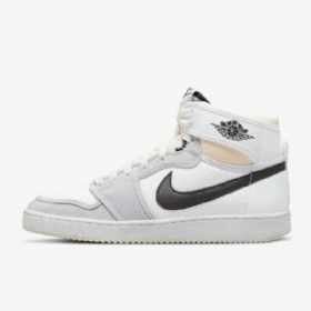 Boty Nike Air Jordan 1 Ko Pro Muže Bílá Šedá Černá