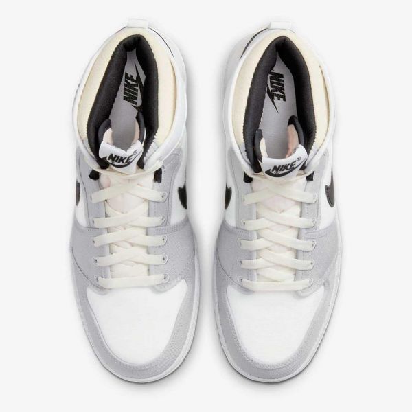 Boty Nike Air Jordan 1 Ko Pro Muže Bílá Šedá Černá