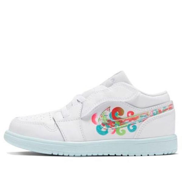 Boty Nike Air Jordan 1 Low Tops Alt Td Pro Děti Bílé