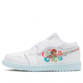 Boty Nike Air Jordan 1 Low Tops Alt Td Pro Děti Bílé