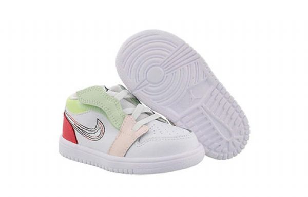 Boty Nike Air Jordan 1 Low Tops Alt Td Pro Děti Bílé