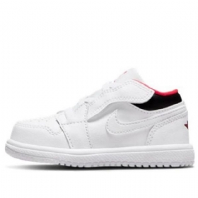 Boty Nike Air Jordan 1 Low Tops Alt Td Pro Děti Bílé