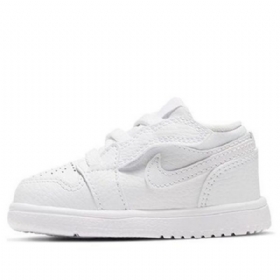 Boty Nike Air Jordan 1 Low Tops Alt Td Pro Děti Bílé