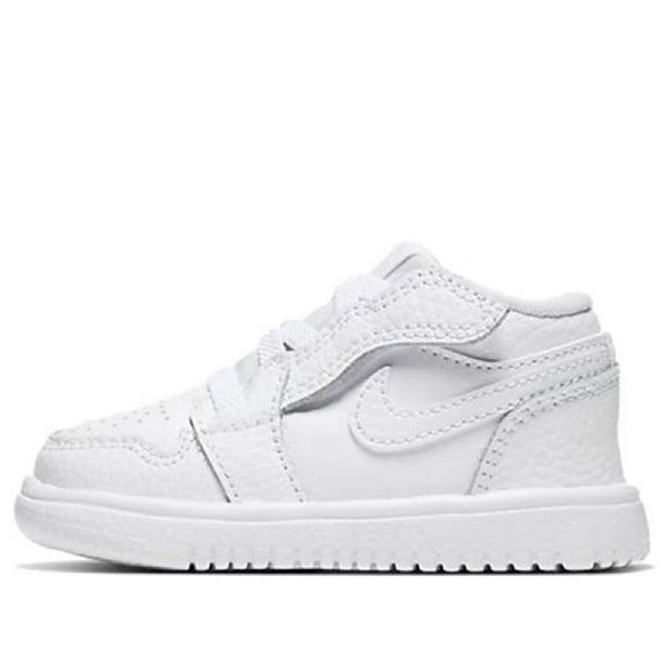 Boty Nike Air Jordan 1 Low Tops Alt Td Pro Děti Bílé