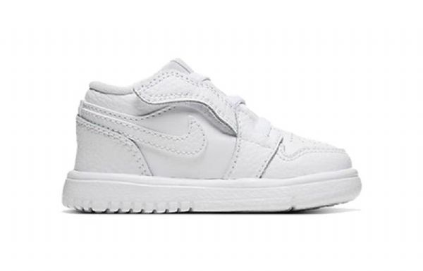 Boty Nike Air Jordan 1 Low Tops Alt Td Pro Děti Bílé