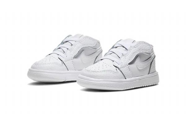 Boty Nike Air Jordan 1 Low Tops Alt Td Pro Děti Bílé