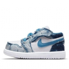 Boty Nike Air Jordan 1 Low Tops Alt Td Pro Děti Modré