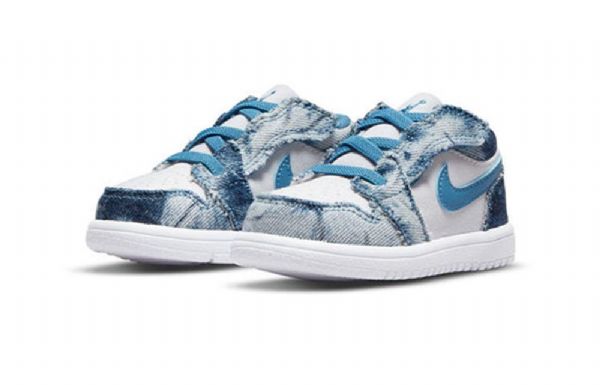 Boty Nike Air Jordan 1 Low Tops Alt Td Pro Děti Modré